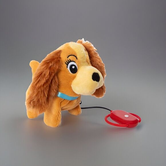 🔥Lady and The Tramp Disney Tramp Wired Leash Controlled Plush BNWT💥 - Picture 1 of 4